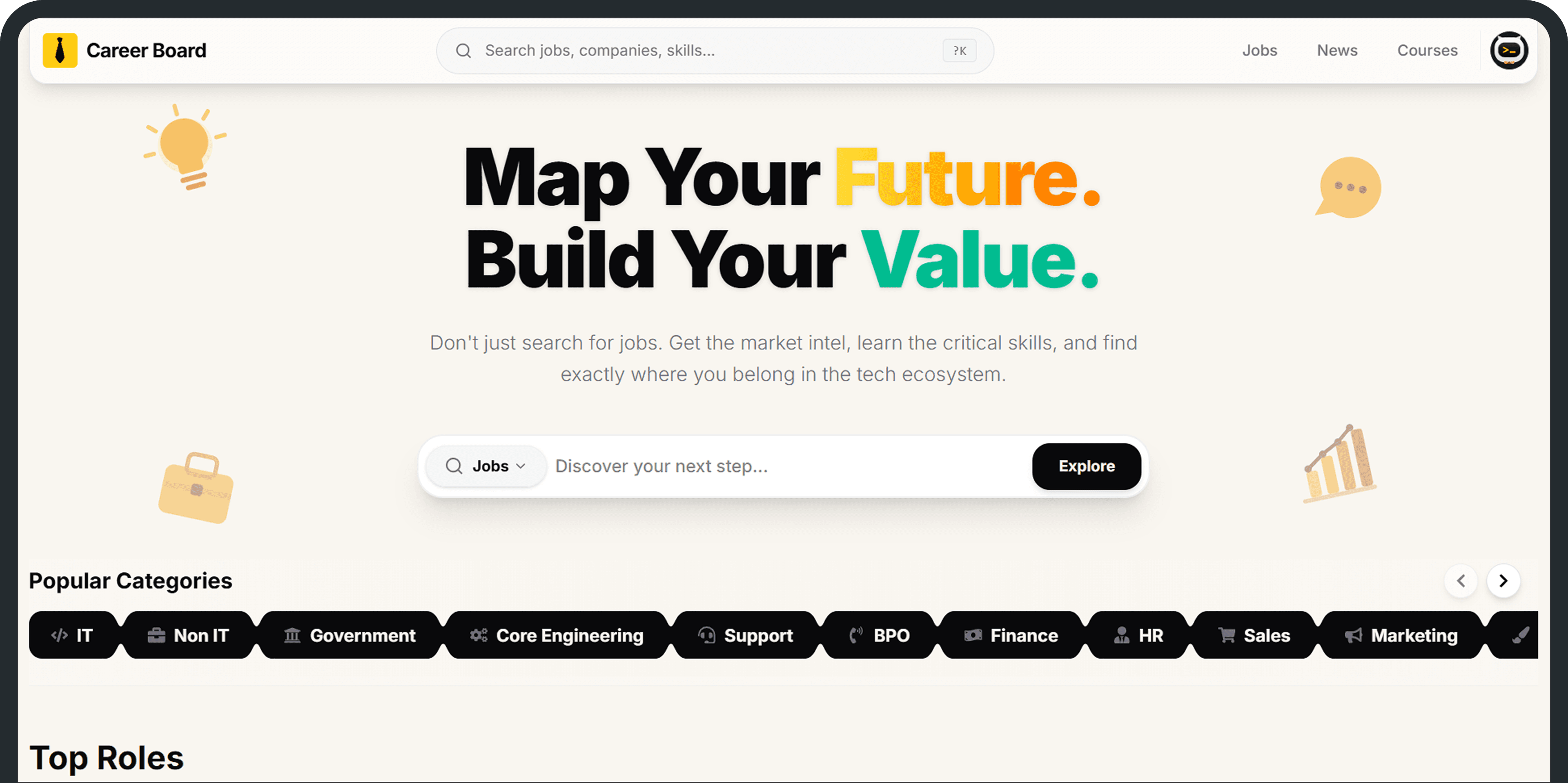 CareerBoard project preview